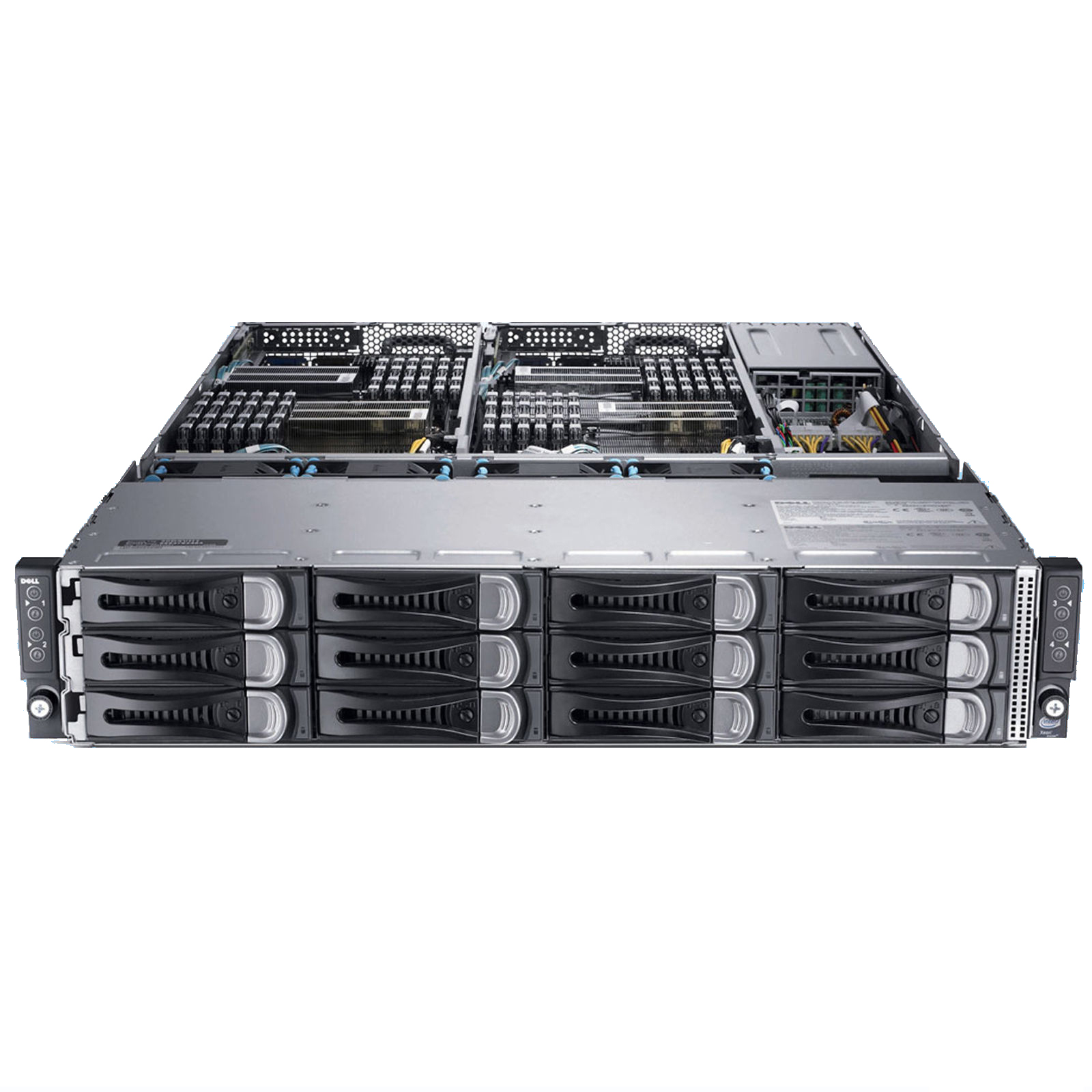 SERVER DELL POWEREDGE C6220 8 x E5-2670 - RAM 64G - PS 1400W – LFF